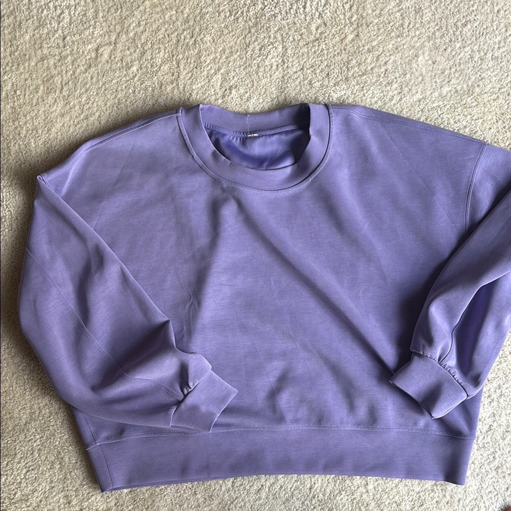 lululemon athletica Purple Softstream Sweatshirt